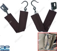 Heckklappe Kette W / Halterung & Abdeckung Paar Dunkel Brown FüR Jeeps Willys
