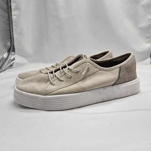 Hey Dude Wally Cody M Craft Navy Slip-On Men’s Size 10 Shoes *coffee Stain