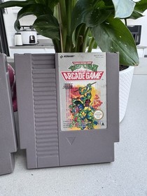 Nintendo NES Game Bundle: Teenage Mutant Hero Turtles 1 & II + Captain Skyhawk