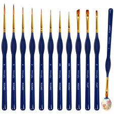 Miniature Paint Brushes Set 12pcs, Paint Brushes for Acrylic Painting, Art