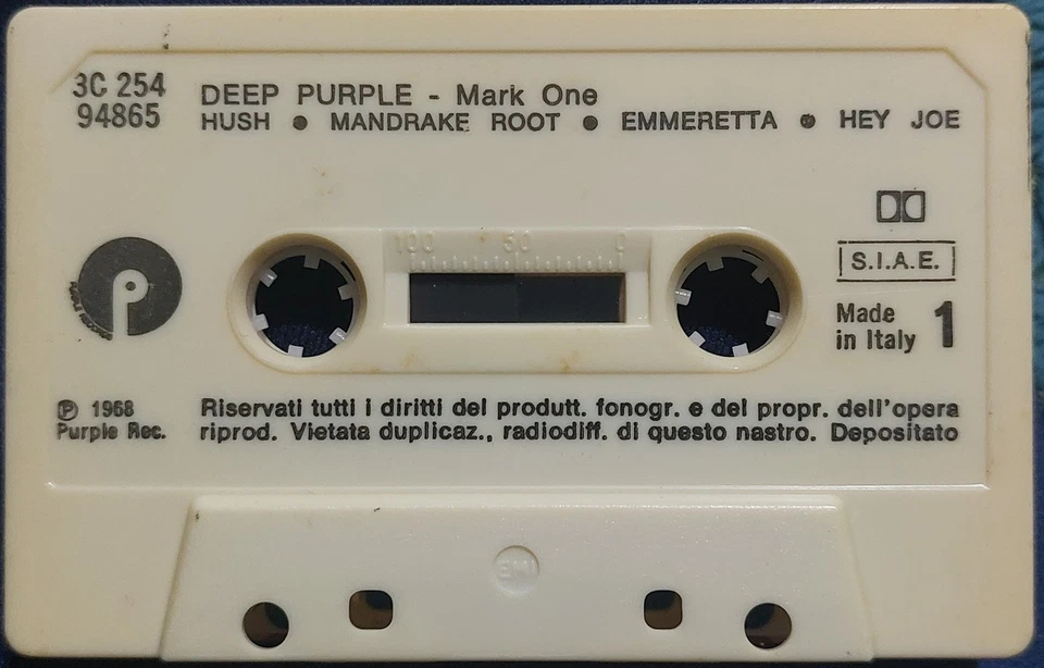 Deep Purple - Mark 1 ☆ ITALY REISSUE Purple Records ~ 3C 254 94865 - Image 4 of 4