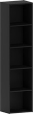 5 Tier Bookcase with Shelving Unit for Storage Bookshelf Living Room Office
