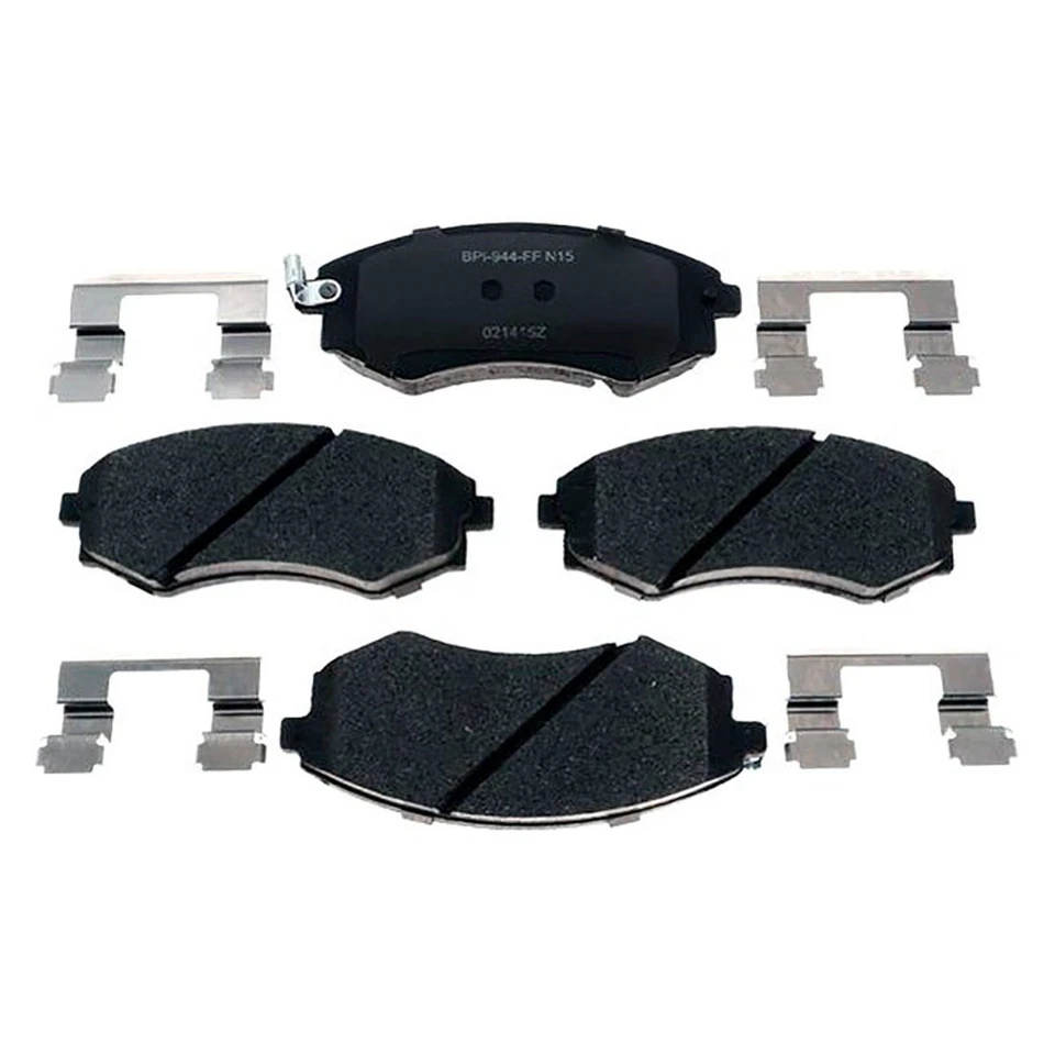 Kit pastillas de freno y zapatas de freno delanteras traseras metálicas para Hyundai Sonata 1999-2001 Foto 3 de 4