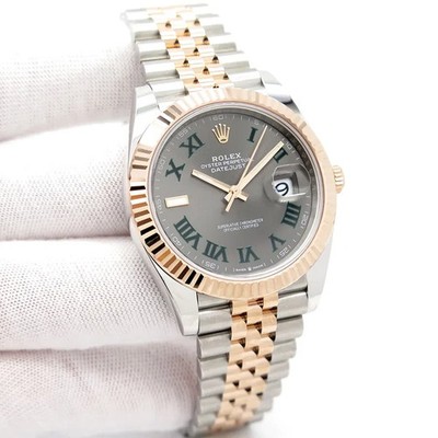 2026 New Rolex Datejust 41mm - Everose - Jubilee - Fluted - Wimbledon - 126331