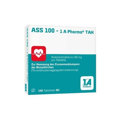 ASS 100 1A Pharma TAH Tabletten · 100 St · PZN 06312077