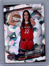 Sonia Citron #148 2025 Panini Prizm WNBA Cracked Ice Rookie Card Variation Prizm