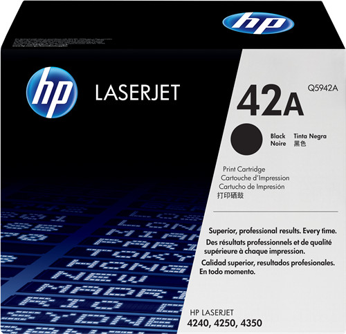 Toner noir HP 42A Q5942A pour imprimante LaserJet