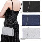 Women Evening Clutch Bag Floral Envelope Handbag for Wedding Cocktail Prom Party