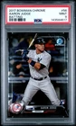 2017 Bowman Chrome #56 Aaron Judge Batting PSA 9 Rookie RC