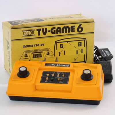 Nintendo TV-GAME6 CTG-6V オレンジ　ジャンク COLOR TV GAME 6 Console Boxed CTG-6V Nintendo Tested System JAPAN