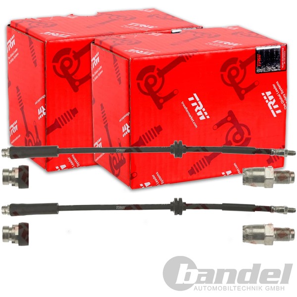 2X TRW BremsschlÄUche Hinten Beidseitig Passend FÜR Ford Kuga Links+Rechts-image