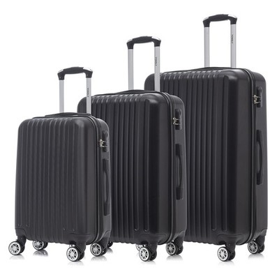 Reisekoffer Trolley Set, 3er  Travel Koffer Suitcase Hartschalenreisekoffer