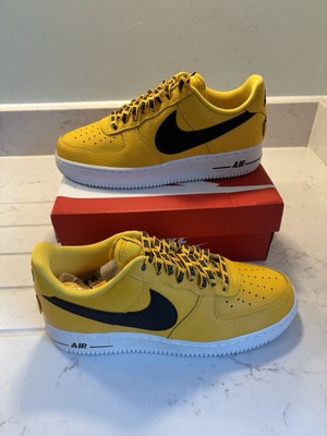 nike nba air force 1 yellow