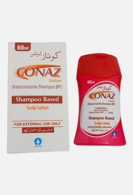 Conaz Kopfhaut Anti Schuppen Shampoo 60ml für trockene schuppige juckende Kopfhaut HAUT Beschreibung