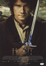 The Hobbit Lord Of the Rings Cast Signed 12x18 Photo Original Poster ACOA