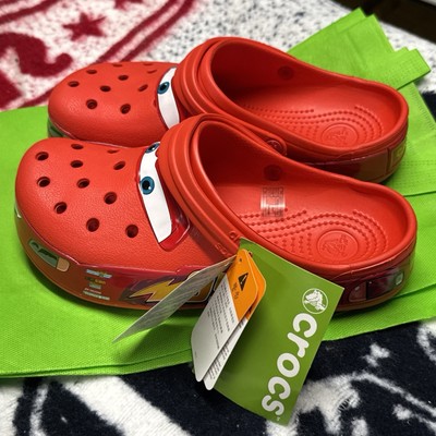  ️ Crocs Lightning McQueen 7 Men s 9 Women s Fast Shipping Disney Pixar Cars 