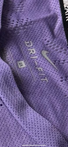 T-shirt Nike donna più stampa logo Air viola taglia 2X - Foto 3 di 9