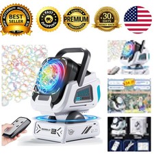 Upgraded Bubble Machine Outdoor Toys for Kids Wedding Party