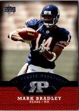 2005 Upper Deck Rookie Prospects Mark Bradley #RP-MB Chicago Bears Football Card. rookie card picture