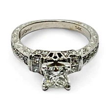 Neil Lane 14k White Gold 1.67ctw Diamond Engagement Ring Size 5.5 (8PO 2851)