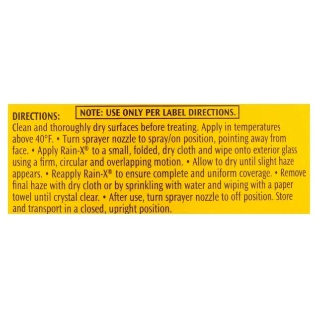 Original Rain-X Glass Treatment 16oz – Water Beading, Streak-Free Finish