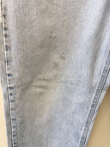 Vintage Carhartt 38x30 Relaxed Denim Jeans Light Workwear Distressed B17 FITS 37 - Picture 2 of 9