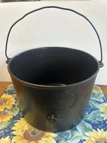 Wagner Sidney O Dutch Oven Pot With Side Ring 1895-1915 Rare Antique Original