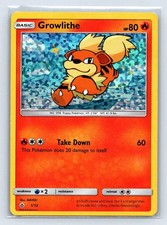 Pokemon Card TCG: Growlithe 1/12 - McDonald's Collection 2018