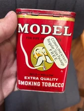 Vintage Model Smoking Tobacco Tin