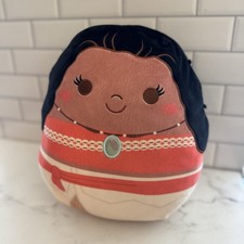 Disney Squishmallow Moana Stuffed Plush 7" Kellytoy Great Condition