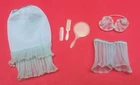 Vintage 1964 Barbie Pak Lovely Lingerie Set Aqua Blue + Mirror, Brush & Comb Set