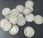 Barber Half Dollar 90% Silver BULLION WORN CULL Lot x 1 ag abt good RANDOM DATE