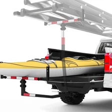 2 inch Truck Bed Extender Hitch Mount Adjustable Extension Rack for Pickup Kayak