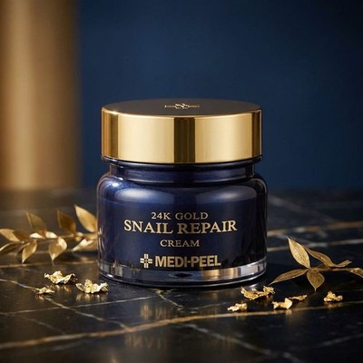 MEDI PEEL 24K Gold Snail Repair Cream 50g Hydrating Firming K-Beauty