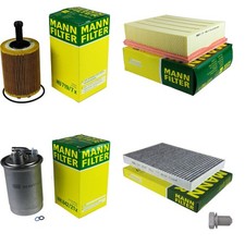 MANN-FILTER Inspektionspaket Filterset für Audi A4 Avant 2.0 TDI 16V 8ED B7