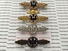 German WW2 1957 Luftwaffe Veteran Long Range Day Fighter Clasps 4 piece Set