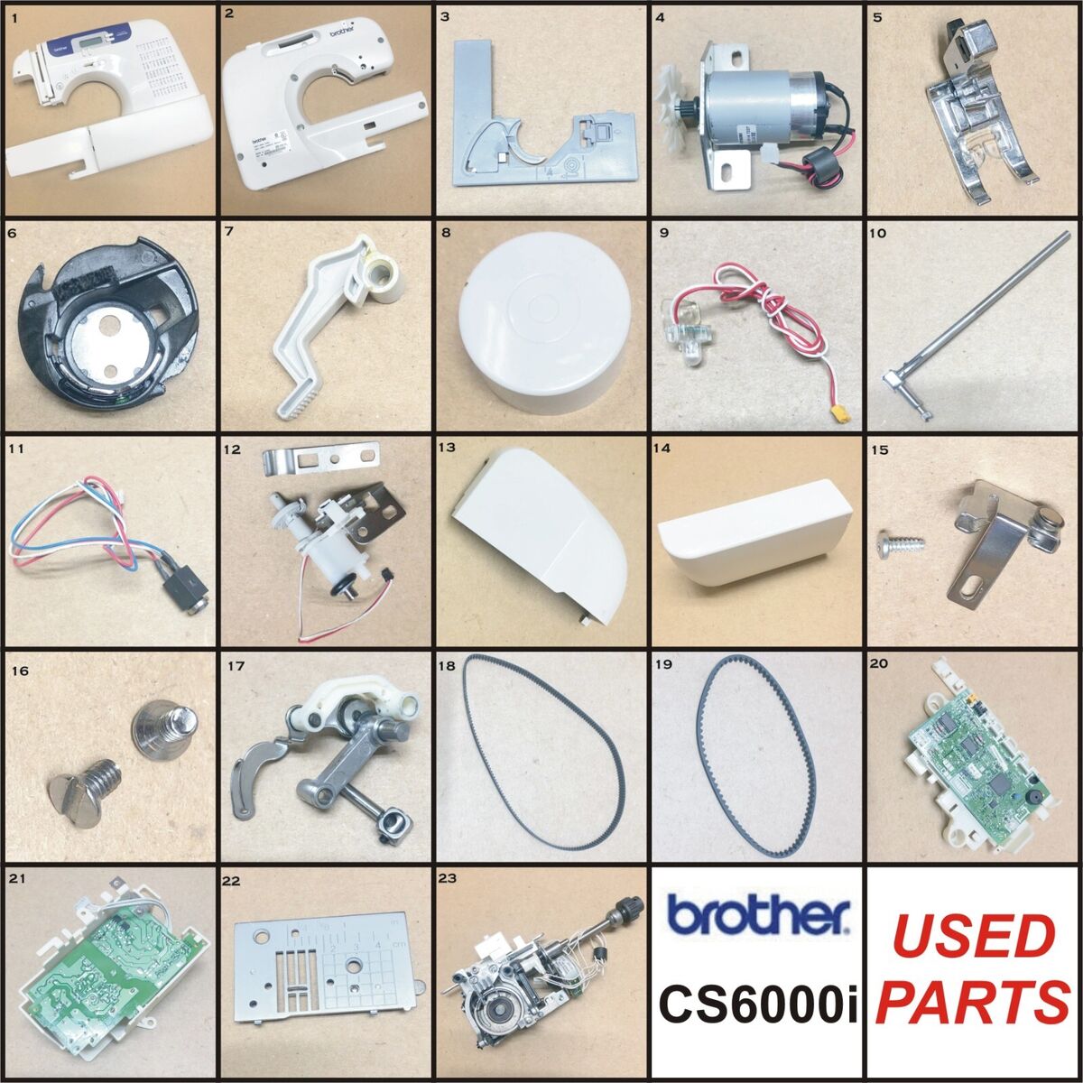 BROTHER Original Genuine Original Parts For CS6000i Some BROTHER Original Genuine Original Parts For CS6000i Some