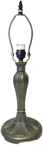 Persian Lamp Base, Antiq.Bronze Finish/Gold Highlts, Nicely Weighted, 18" Tall - Bild 2 von 3