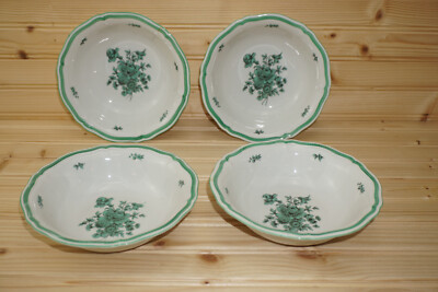 Rosenthal Green Bloom (4) Cereal Bowls, 6 7/8''    (G-E2)