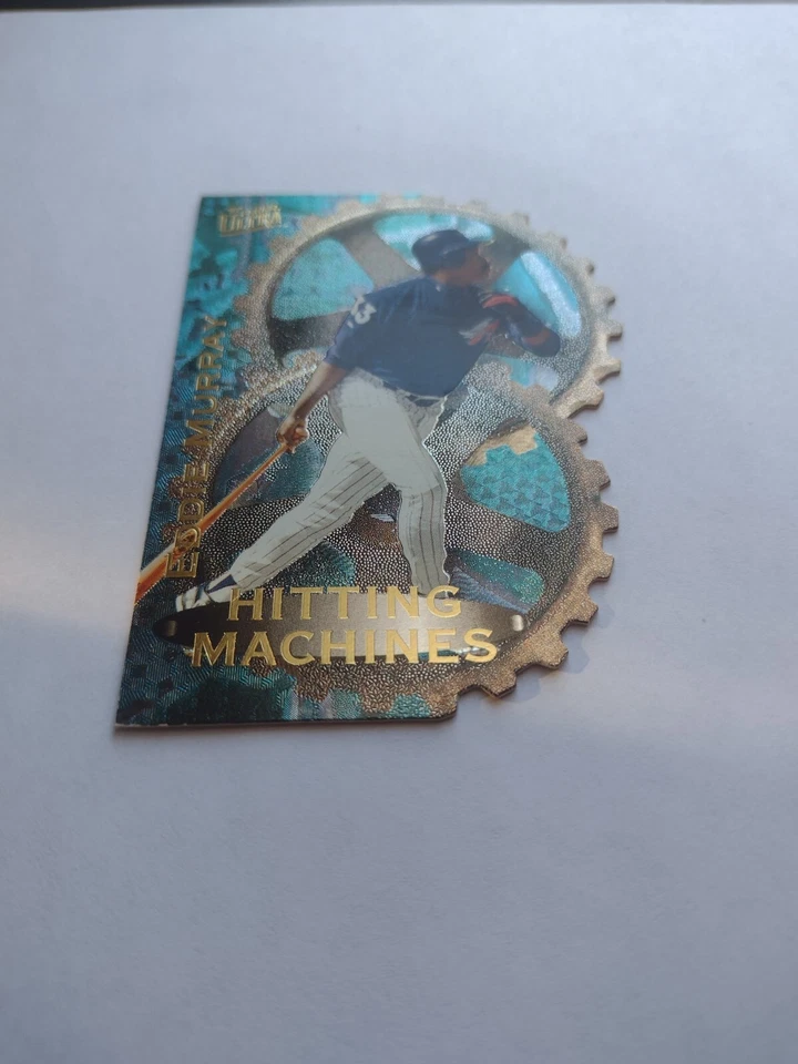 Fleer Ultra Hitting Machines 1997 troquelado Eddie Murray #16! ¡Raro! Foto 3 de 4
