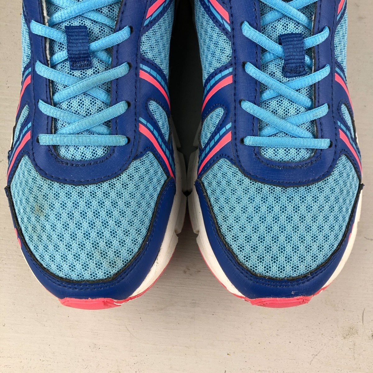 Ryka Women's Size 7.5M Hailee SMT Blue Leather Lace-Up Athletic