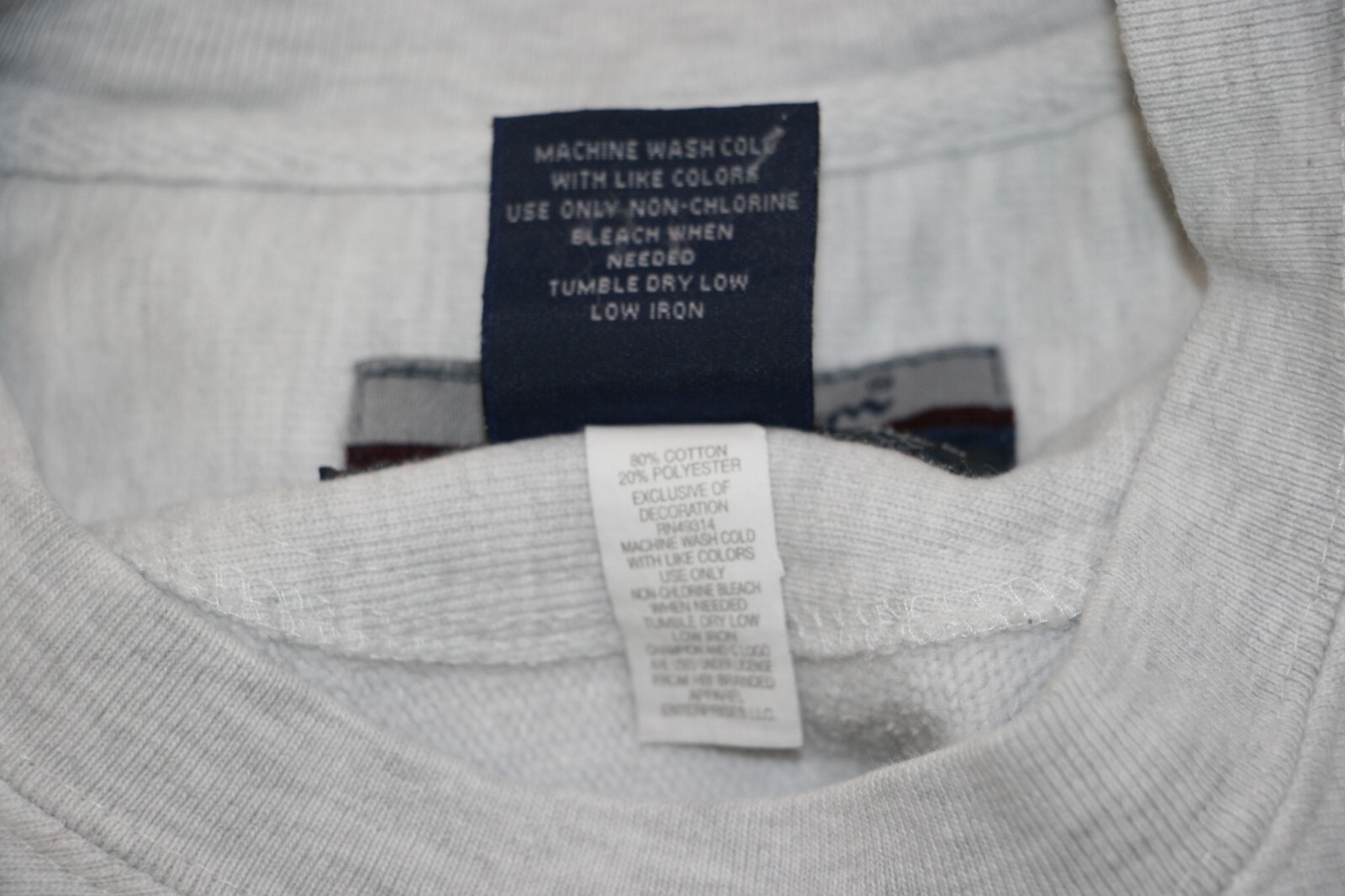 Champion Original Reverse Weave Light Gray Logo P… - image 8