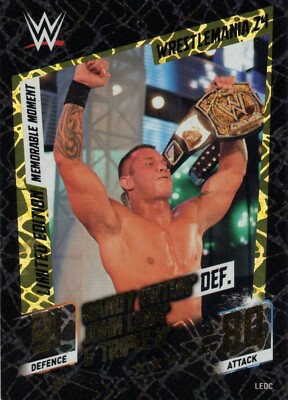 Topps Slam Attax THEN NOW FOREVER ORTON Def CENA & TRIPLE H Limited Edition LEDC