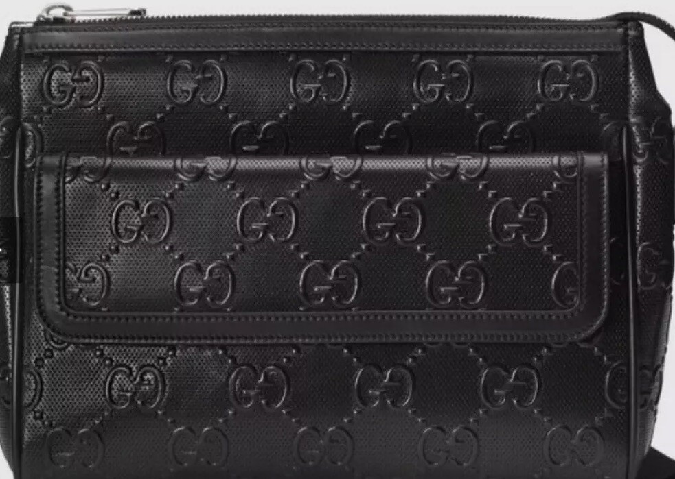 GUCCI 658565 Large Messenger Bag Jumbo GG Diagonal Shoulder Bag