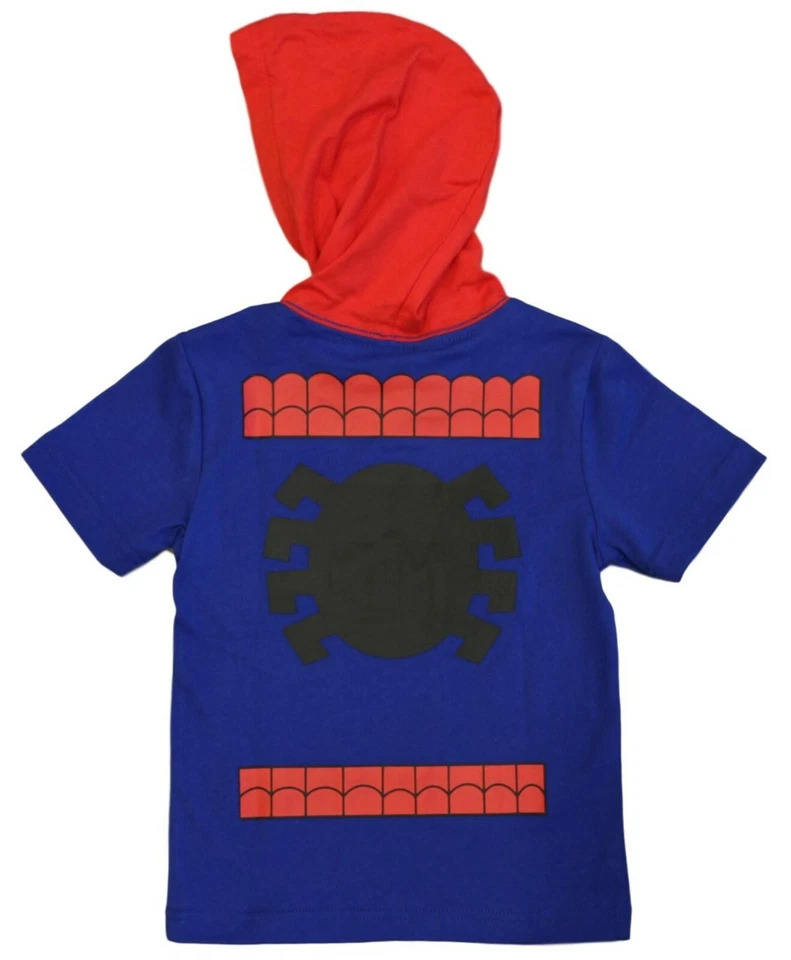 Marvel Avengers☆Camisetas con Capucha Disfraz de Héroe para Niños Pequeños y Pequeños ☆ Tallas 2T-7 Foto 2 de 4