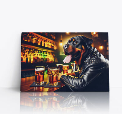 Targa In Metallo Rottweiler – Poster Retrò Per Bar, Ristorante, Garage, 20x30 Cm, Decorazione Da Parete