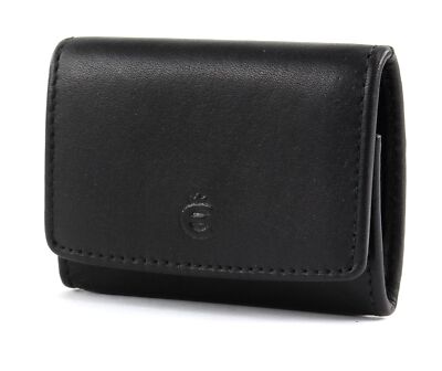 Esquire Logo 10 Wiener Wallet Geldbörse Wiener Schachtel Black Schwarz