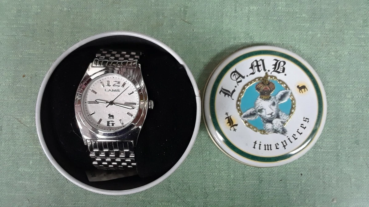 L.A.M.B. TIMEPIECES UNISEX WATCH S. STILL LBCT2847042 RETAIL PRICE 495