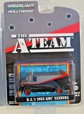 GREENLIGHT HOLLYWOOD SERIES 19 THE A TEAM VAN B.A.'s 1983 GMC VANDURA VAN RR