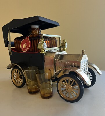 フォードボトル1918 Rare Vintage 1918 Ford Golden Crown Musical Decanter With 4 Shot